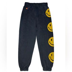 Aviator nation, smiley face sweatpants size extra small